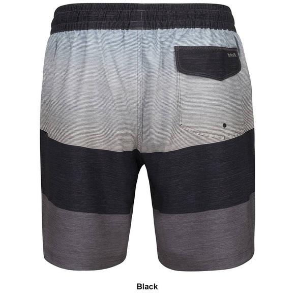 Men Hurley Color-block Gray-Black  Drawstring Lined Swim Board Shots size Large - Picture 2 of 12